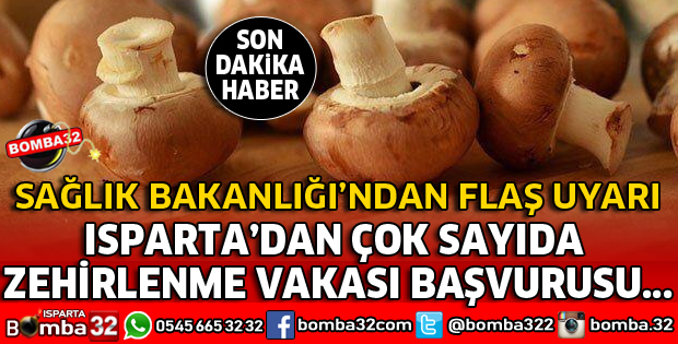 SAĞLIK BAKANLIĞI'NDAN ZEHİRLENMELERE KARŞI UYARI