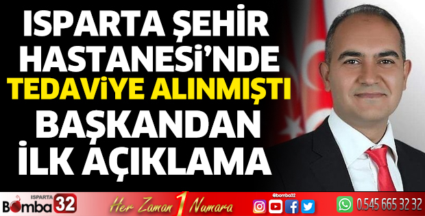 Sağlık durumu hakkında açıklama yaptı