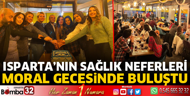 Sağlık neferleri moral gecesinde buluştu