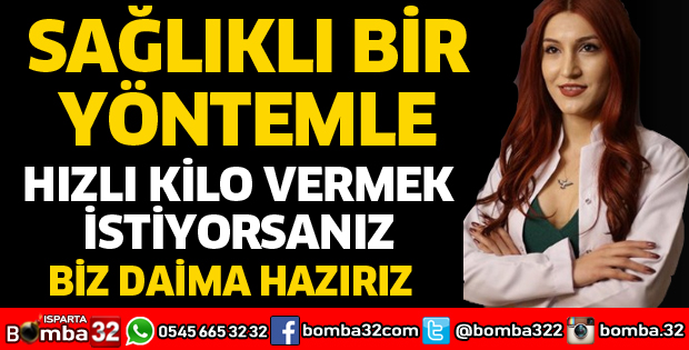 SAĞLIKLI BİR YÖNTEMLE HIZLI KİLO VERİN