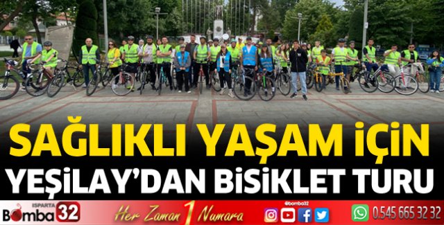 Sağlıklı yaşam için pedallar çevrildi