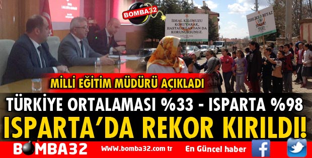 SAĞLIKLI YAŞAM VE OBEZİTEYLE MÜCADELEDE BİR REKOR DA MİLLİ EĞİTİMDEN GELDİ