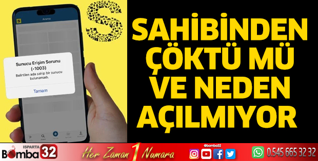 Sahibinden neden açılmıyor?
