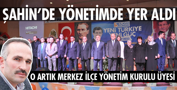 ŞAHİN YÖNETİMDE YER ALDI