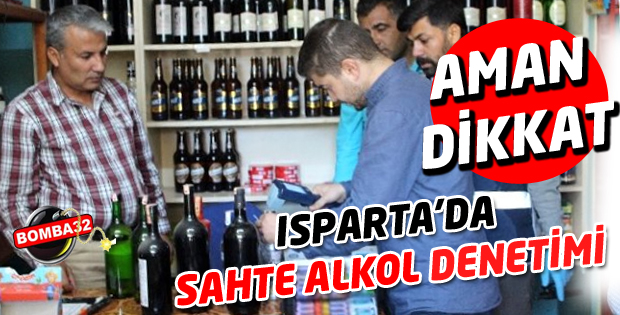 Sahte alkol denetimi