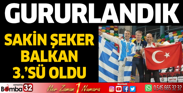Sakin Şeker Balkan 3.'sü