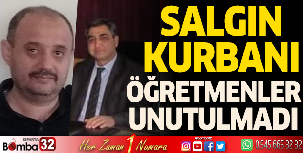 Salgın kurbanı öğretmenler unutulmadı