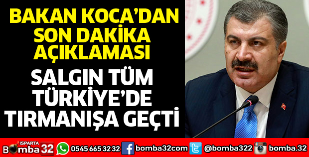 SALGIN TÜM TÜRKİYE'DE TIRMANIŞA GEÇTİ