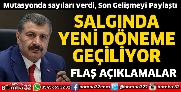 SALGINDA YENİ DÖNEME GEÇİLİYOR