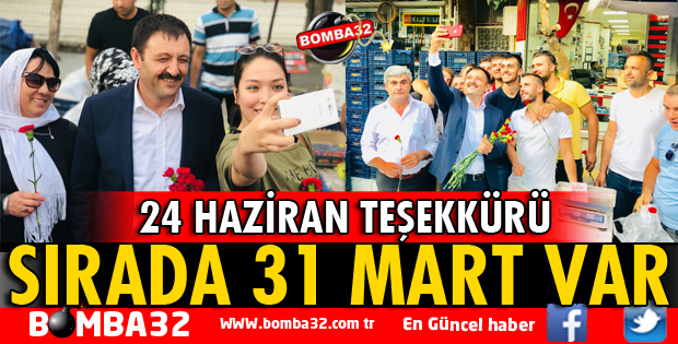 SALI PAZARINDA 24 HAZİRAN TEŞEKKÜRÜ