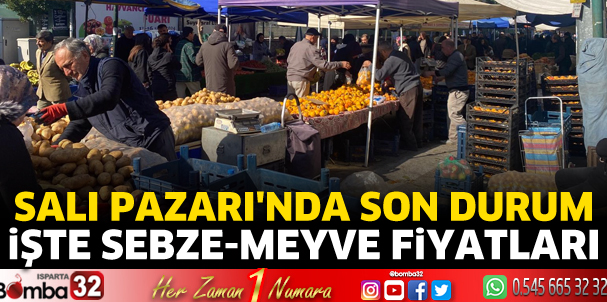 Salı Pazarı'nda fiyatlar 