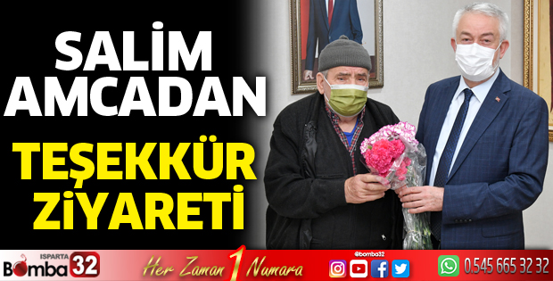 Salim amcadan Başdeğirmen’e teşekkür ziyareti