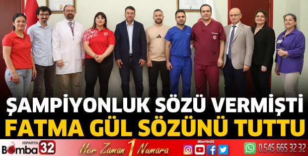 Şampiyondan teşekkür ziyareti