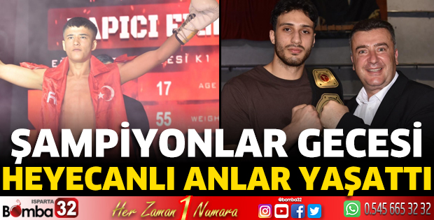 Şampiyonlar gecesi heyecanlı anlar yaşattı
