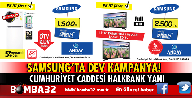 SAMSUNG'TA DEV KAMPANYA