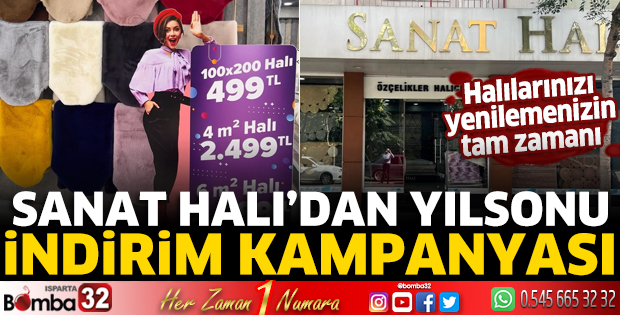 Sanat Halı’dan yılsonu indirim kampanyası 