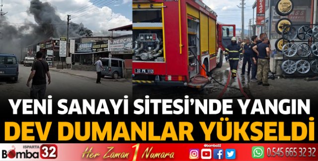 Sanayide işyeri yangını
