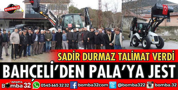 SARIİDRİS BELEDİYESİNE İŞ MAKİNESİ GÖNDERİLDİ