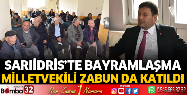 Sarıidris’te bayramlaşma