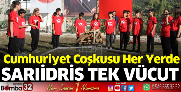 Sarıidris’te Cumhuriyet Coşkusu