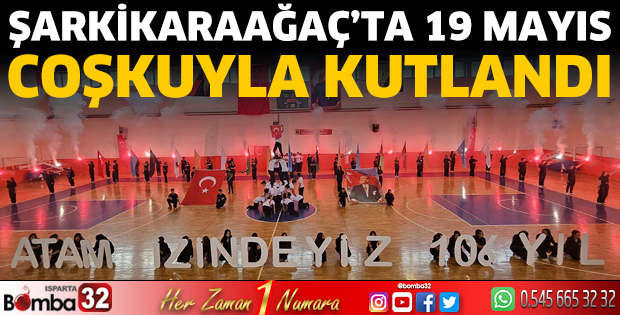 Şarkikaraağaç’ta 19 Mayıs coşkusu
