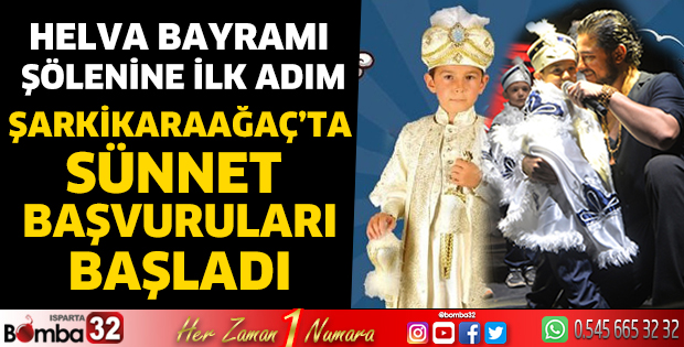 Şarkikaraağaç’ta sünnet başvuruları başladı