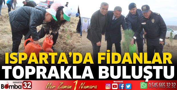 Şarkikaraağaç'ta fidan dikim etkinliği