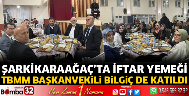Şarkikaraağaç'ta iftar yemeği