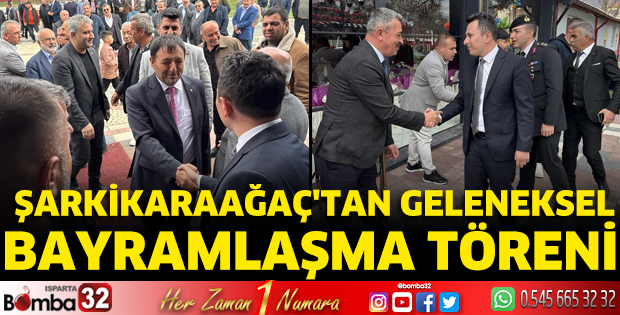 Şarkikaraağaç'tan Geleneksel Bayramlaşma Töreni
