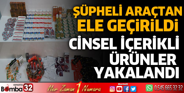 Satılması yasak cinsel içerikli ürünler ele geçirildi