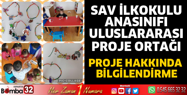 Sav İlkokulu Anasınıfı Uluslararası Proje ortağı