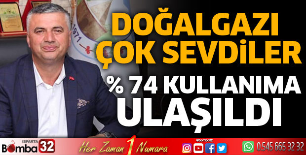 Sav Kasabası doğalgazı çok sevdi