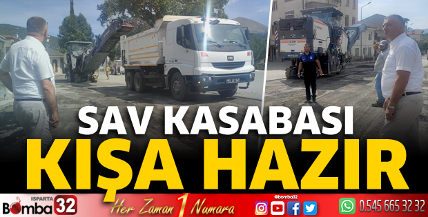 Sav Kasabası kışa hazır 
