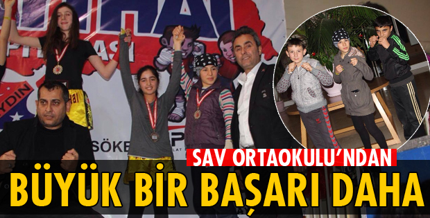 SAV ORTAOKULU'NDAN BÜYÜK BİR BAŞARI DAHA
