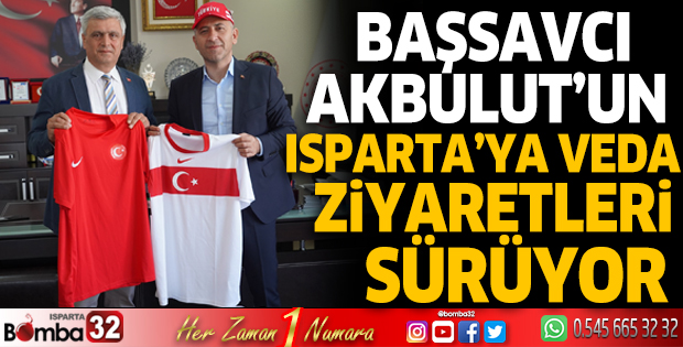 Savcı Akbulut'un veda ziyaretleri sürüyor