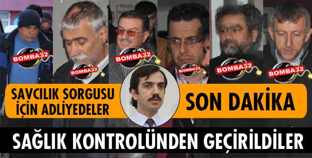 SAVCILIK SORGUSU İÇİN ADLİYEYE GÖTÜRÜLDÜLER