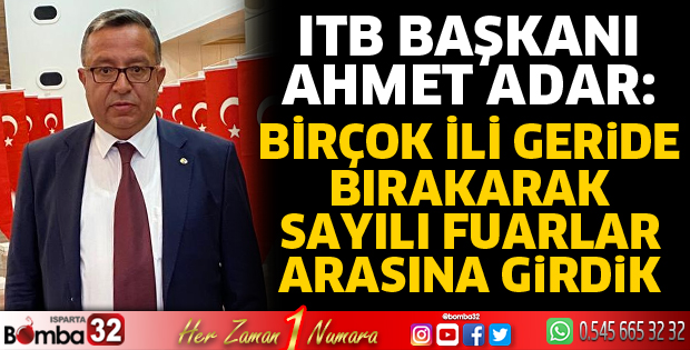 Sayılı fuarlar arasına girdik