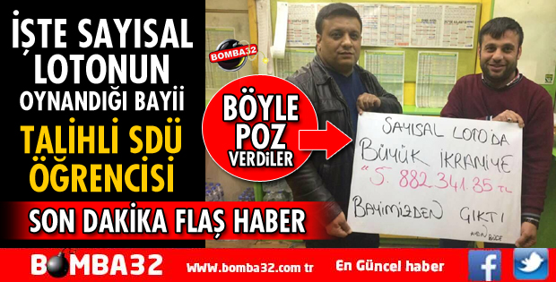 SAYISAL LOTO'NUN TALİHLİSİ ÜNİVERSİTE ÖĞRENCİSİ