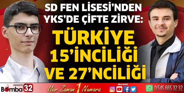 SD Fen Lisesi’nden YKS’de Türkiye Çapında Büyük Başarı