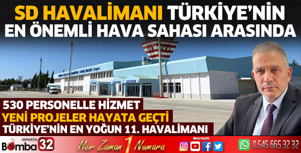 SD Havalimanı Türkiye’nin en önemli hava sahası arasında
