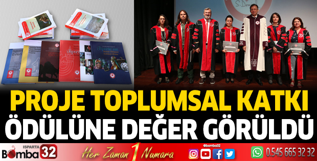 SDÜ 2022 Toplumsal Katkı Ödülü verildi