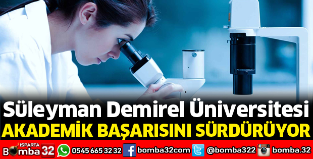 SDÜ AKADEMİK BAŞARISINI SÜRDÜRÜYOR