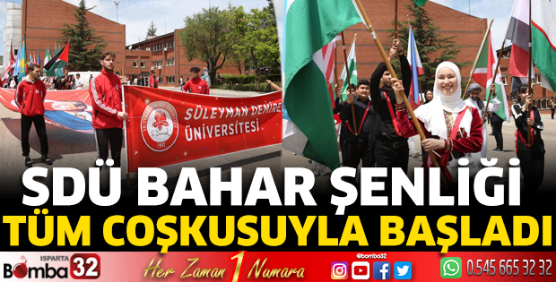 SDÜ Bahar Şenliği tüm coşkusuyla başladı