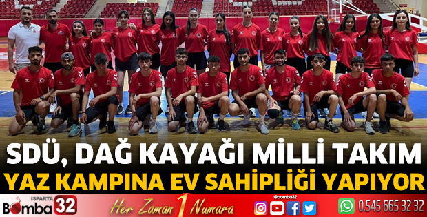 SDÜ, Dağ Kayağı Milli Takım Yaz Kampına Ev Sahipliği Yapıyor