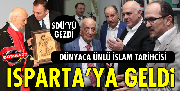 SDÜ, DÜNYACA ÜNLÜ İSLAM TARİHÇİSİ PROF. DR. FUAT SEZGİN'İ AĞIRLADI