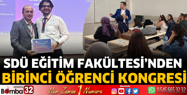 SDÜ Eğitim Fakültesi’nden Birinci Öğrenci Kongresi