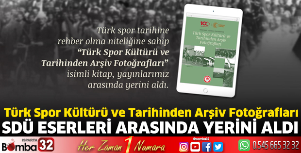 SDÜ eserleri arasında yerini aldı