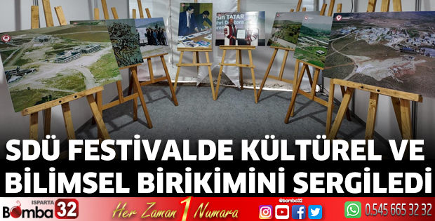 SDÜ Festivalde Birikimlerini Sergiledi