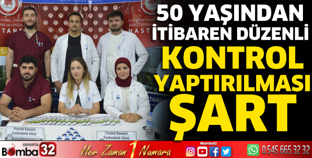 SDÜ Hastanesinde Prostat Kanseri Farkındalık standı açıldı