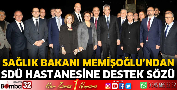 SDÜ Hastanesine destek sözü